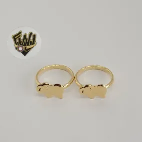 (1-3119-1) Gold Laminate - Elephant Toe Child Ring - BGF