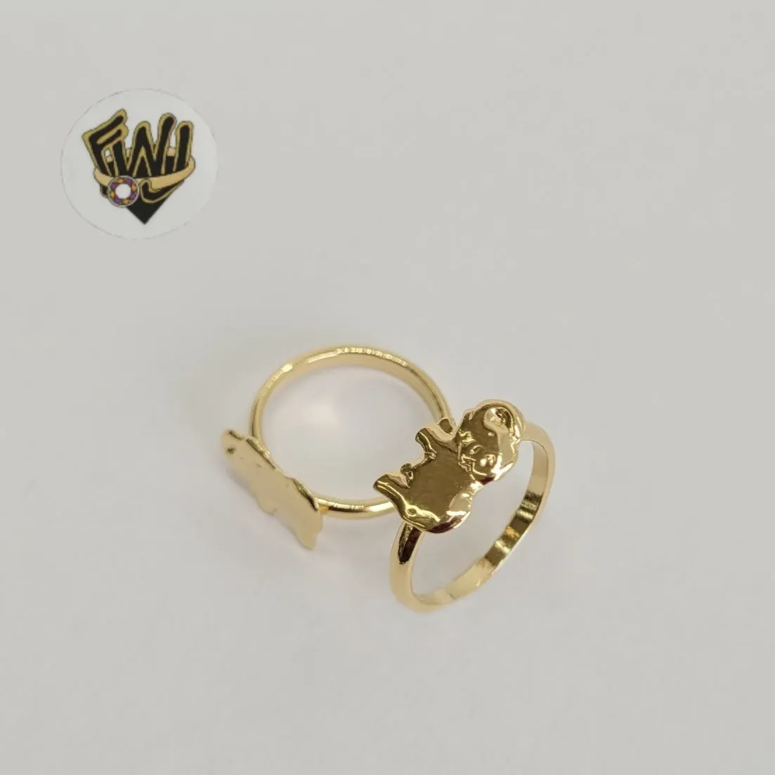 (1-3119-1) Gold Laminate - Elephant Toe Child Ring - BGF