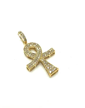 1.25 Ctw Diamond Ankh Pendant