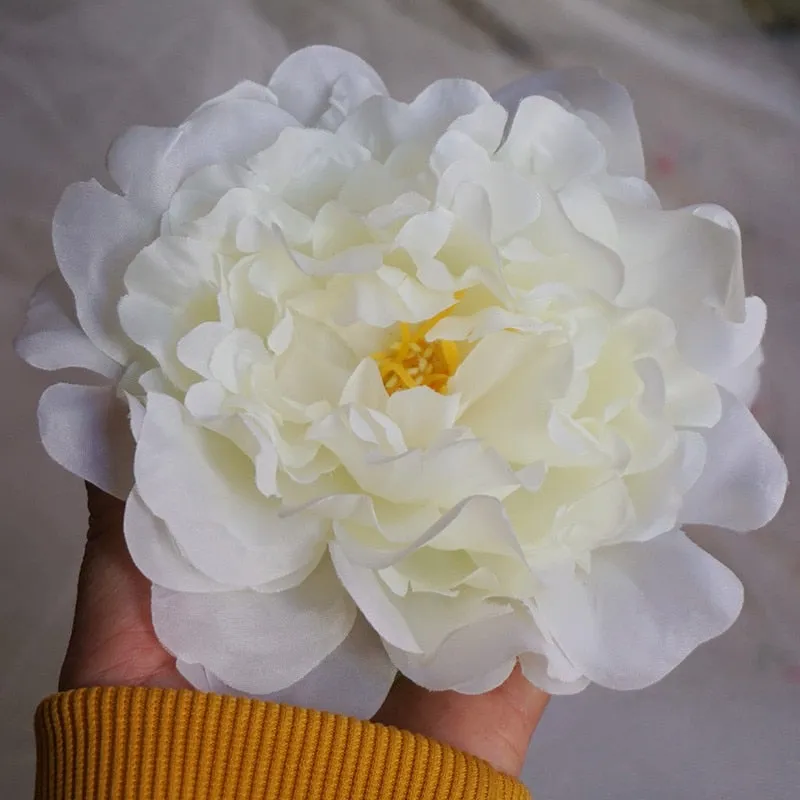 13cm Big Artificial Flower Hairpin Wedding Bridal Hair Clip Barrette Headdress Party Accessories Headwear Gifts Drop-Ship