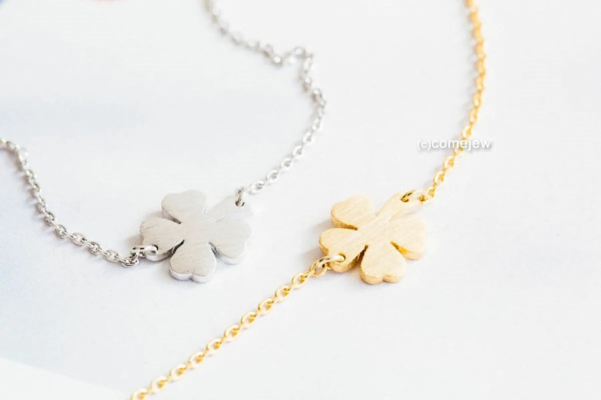 4 Leaf Clover Anklet-A