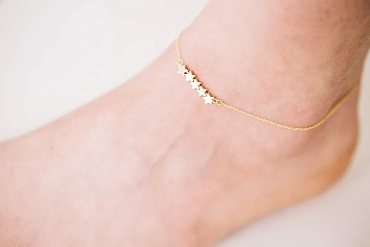 5 Star Anklet-A