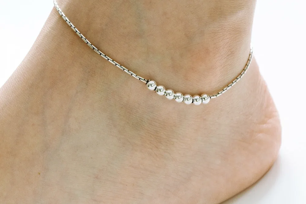 925 unique anklet-n