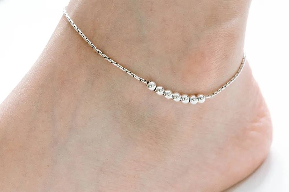 925 unique anklet-n