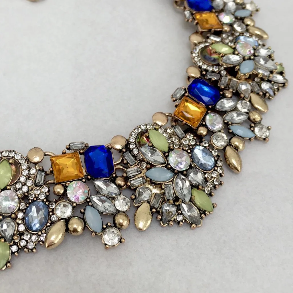 AVAANI Colourful Rhinestone Choker