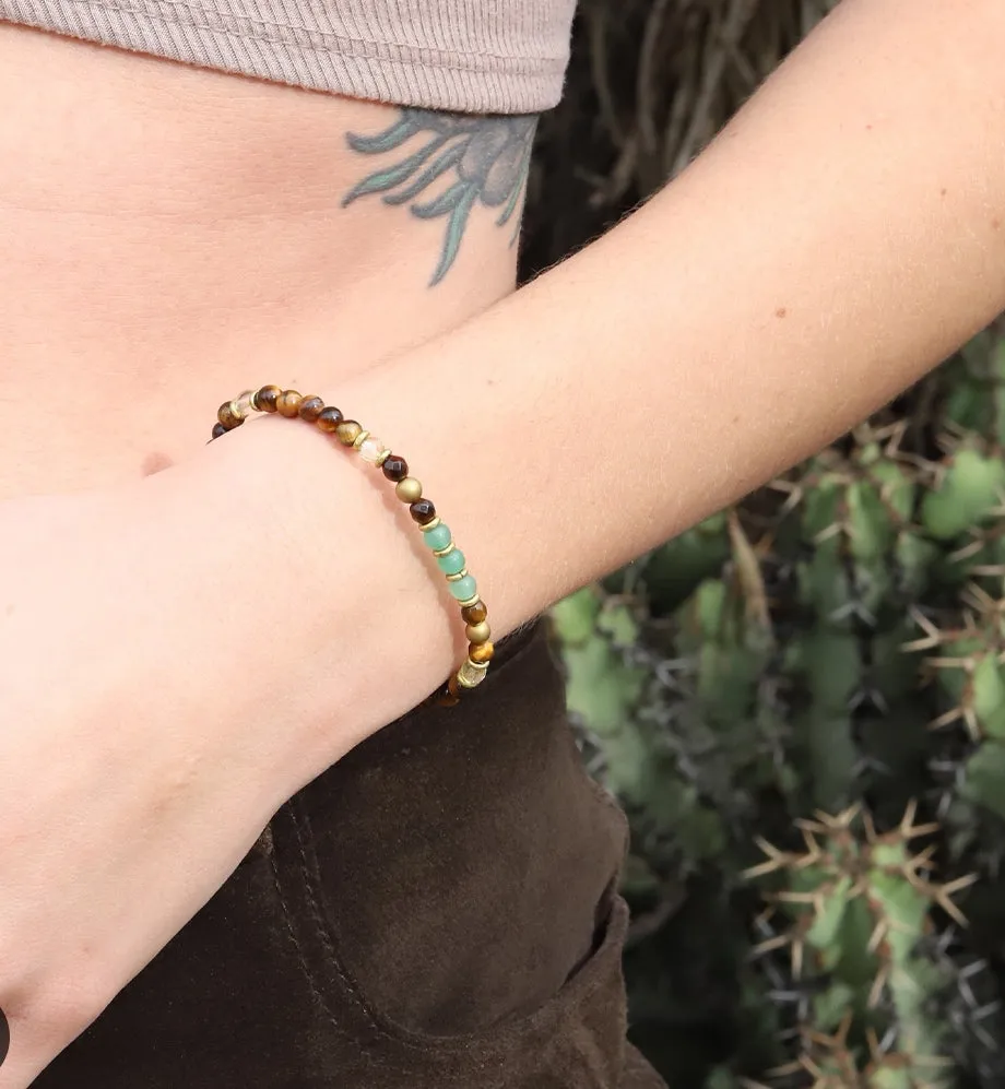 Aventurine, Tiger Eye Bracelets - Abundance and Prosperity