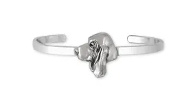 Basset Hound Bracelet Jewelry Sterling Silver Handmade Dog Bracelet BAS7-CB