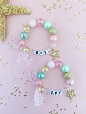 BFF Bracelets with Starfish Charm - Set of 2