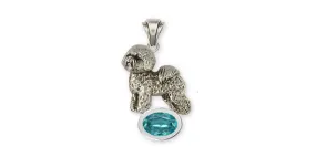 Bichon Frise Pendant Jewelry Sterling Silver Handmade Dog Pendant BF14-SP