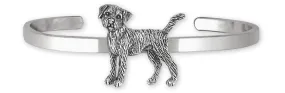 Border Terrier Jewelry Sterling Silver Handmade Border Terrier Bracelet  BDT1-CB