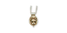 Boston Terrier Pendant Jewelry Sterling Silver Handmade Dog Pendant BO3-P