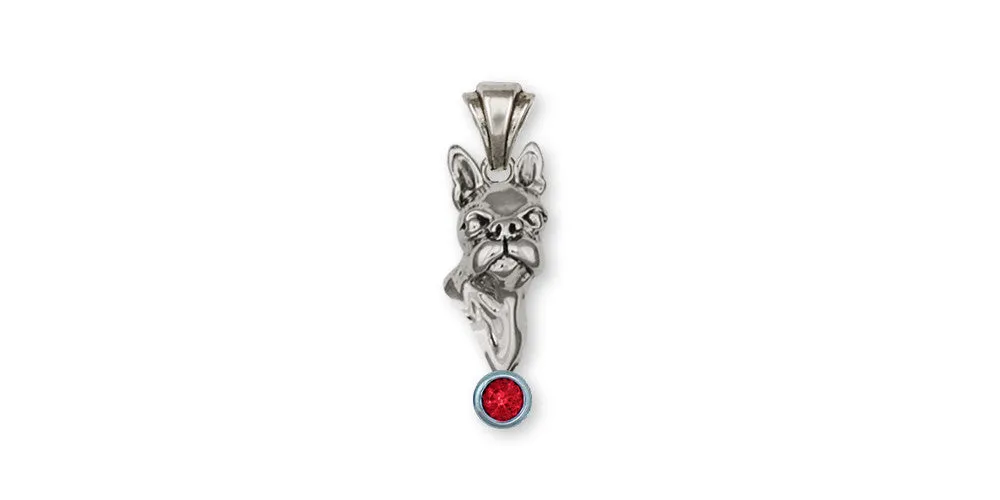 Boston Terrier Pendant Jewelry Sterling Silver Handmade Dog Pendant CH3-SP