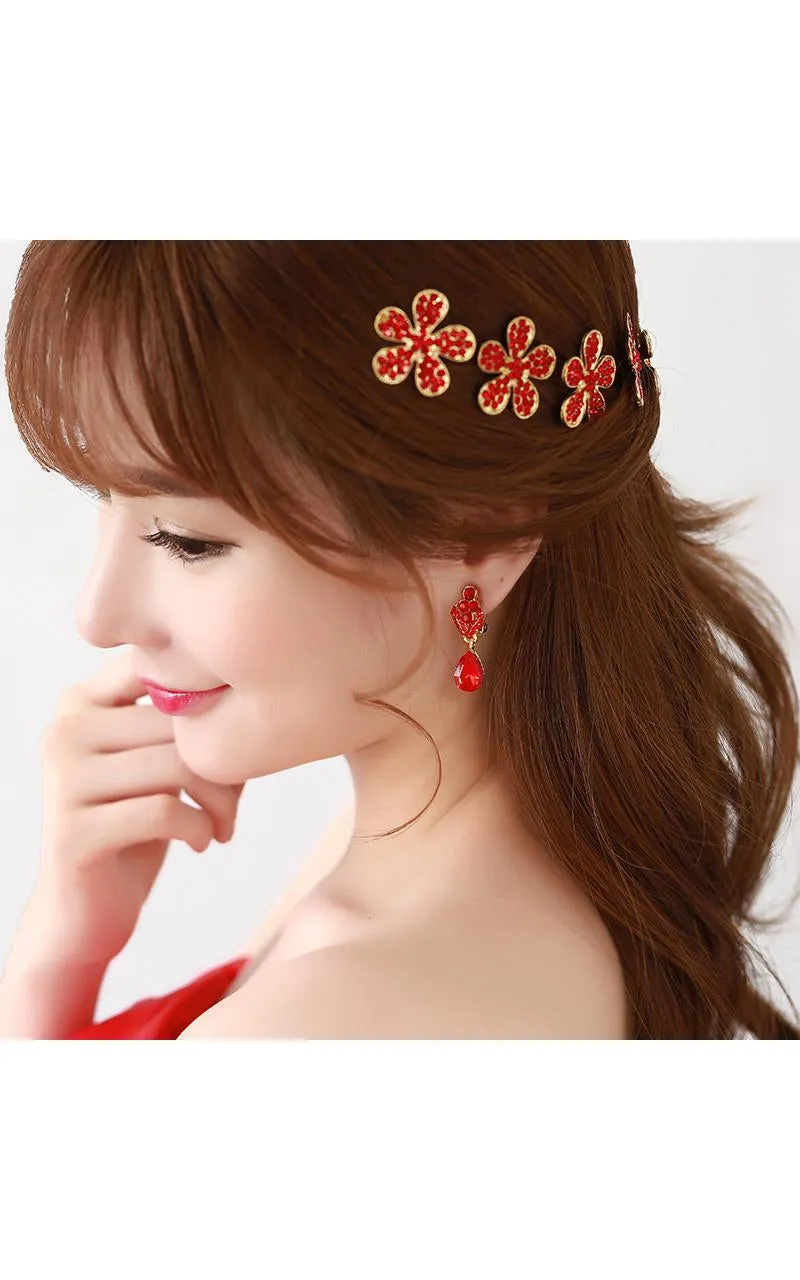 Bride Jewelry Rhinestone Headdress Hairpin Jewelry-860037