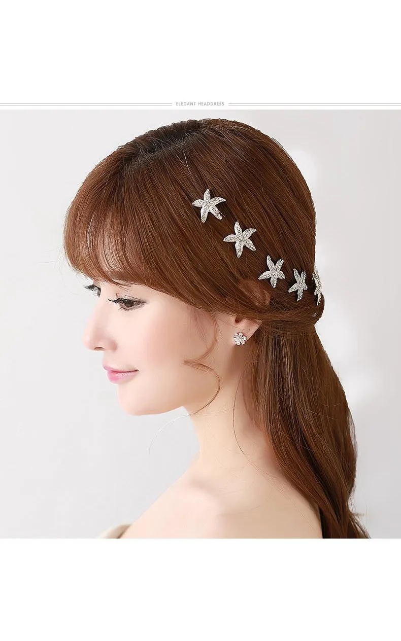 Bride Jewelry Rhinestone Headdress Hairpin Jewelry-860037