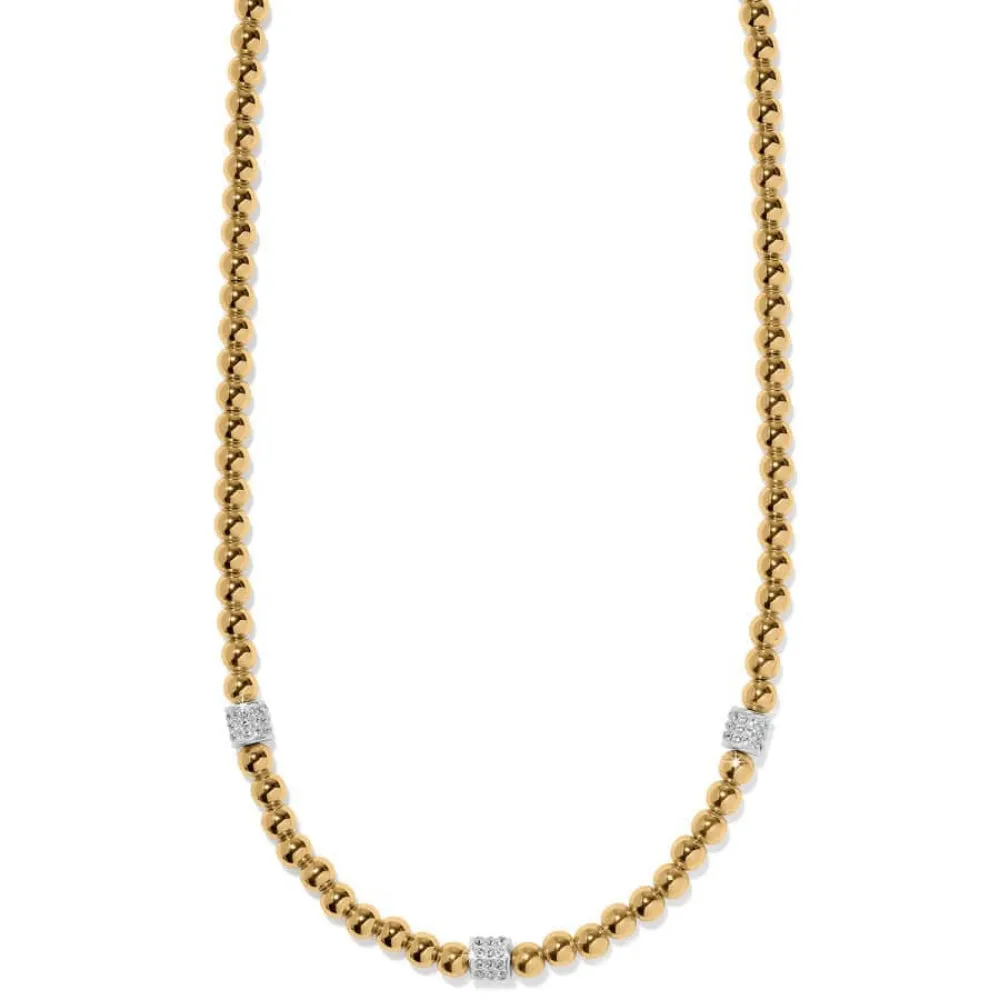 Brighton Meridian Petite Beads Station Necklace - Gold