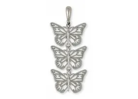 Butterfly Pendant Jewelry Sterling Silver Handmade Butterfly Pendant BY1-3P