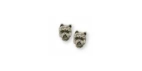 Cairn Terrier Earrings Jewelry Sterling Silver Handmade Dog Earrings CNWT19-E