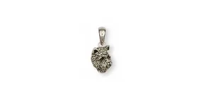 Cairn Terrier Pendant Jewelry Sterling Silver Handmade Dog Pendant CNWT20-P