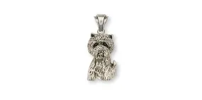 Cairn Terrier Pendant Jewelry Sterling Silver Handmade Dog Pendant CNWT5-P