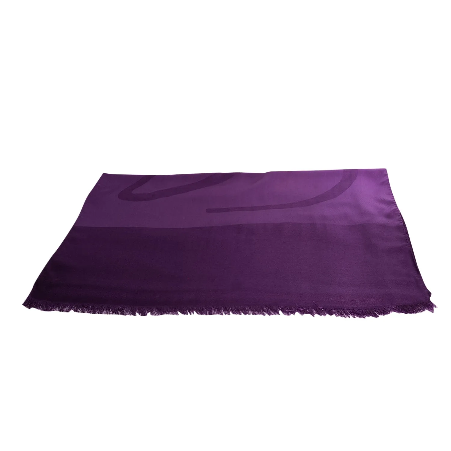 CHOPARD ETOLE LOVE SIGNATURE SCARF VIOLET