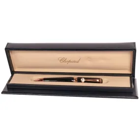 CHOPARD HAPPY DIAMOND BALLPOINT PEN IN BLACK