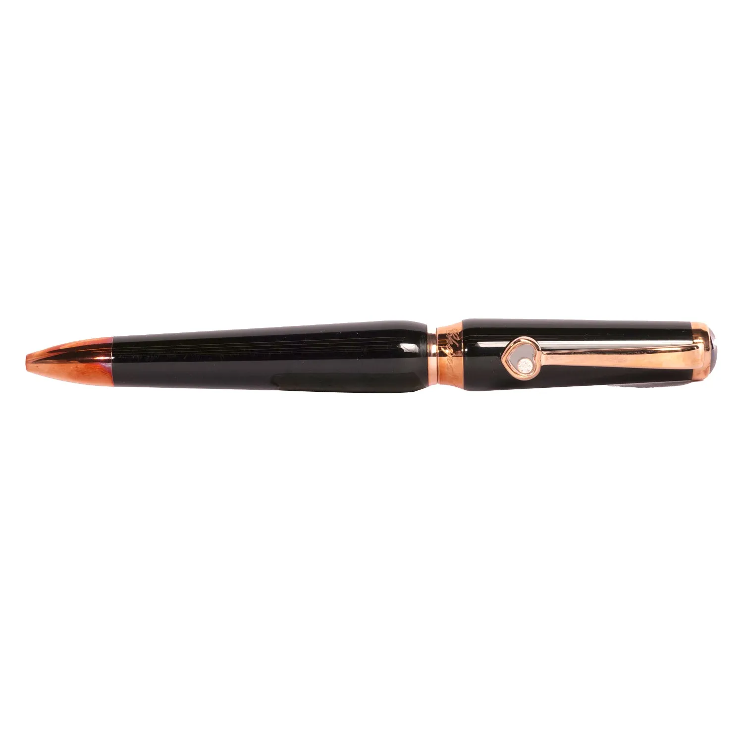 CHOPARD HAPPY DIAMOND BALLPOINT PEN IN BLACK