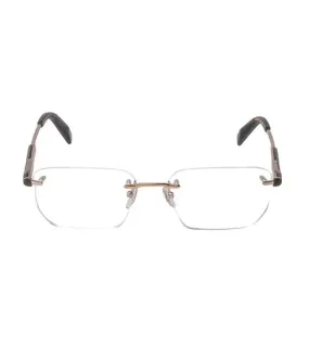 Chopard Men's Gold Rectangular Optical Frame