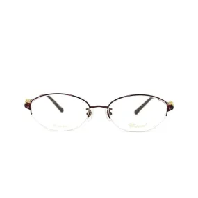 Chopard Men's Gold Titanium Oval Eyeglasses VCHD33J/C0L70