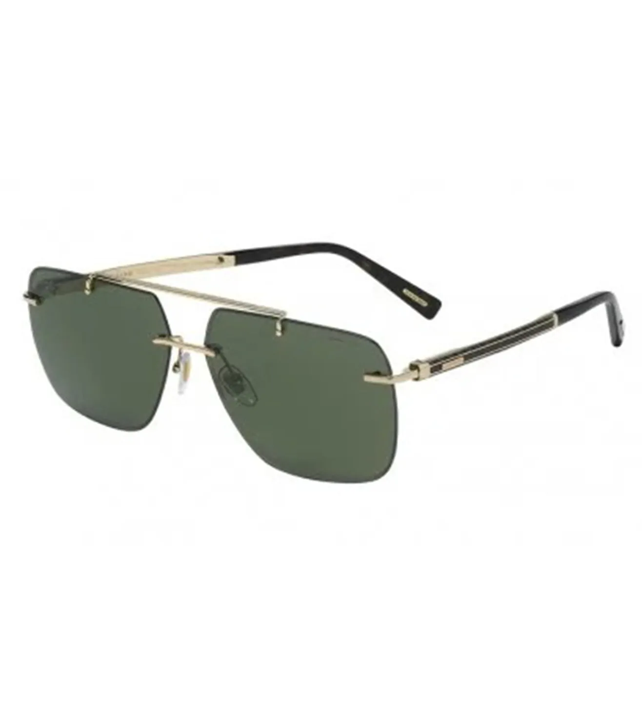 Chopard Men's Green Polarized Aviator Sunglasses