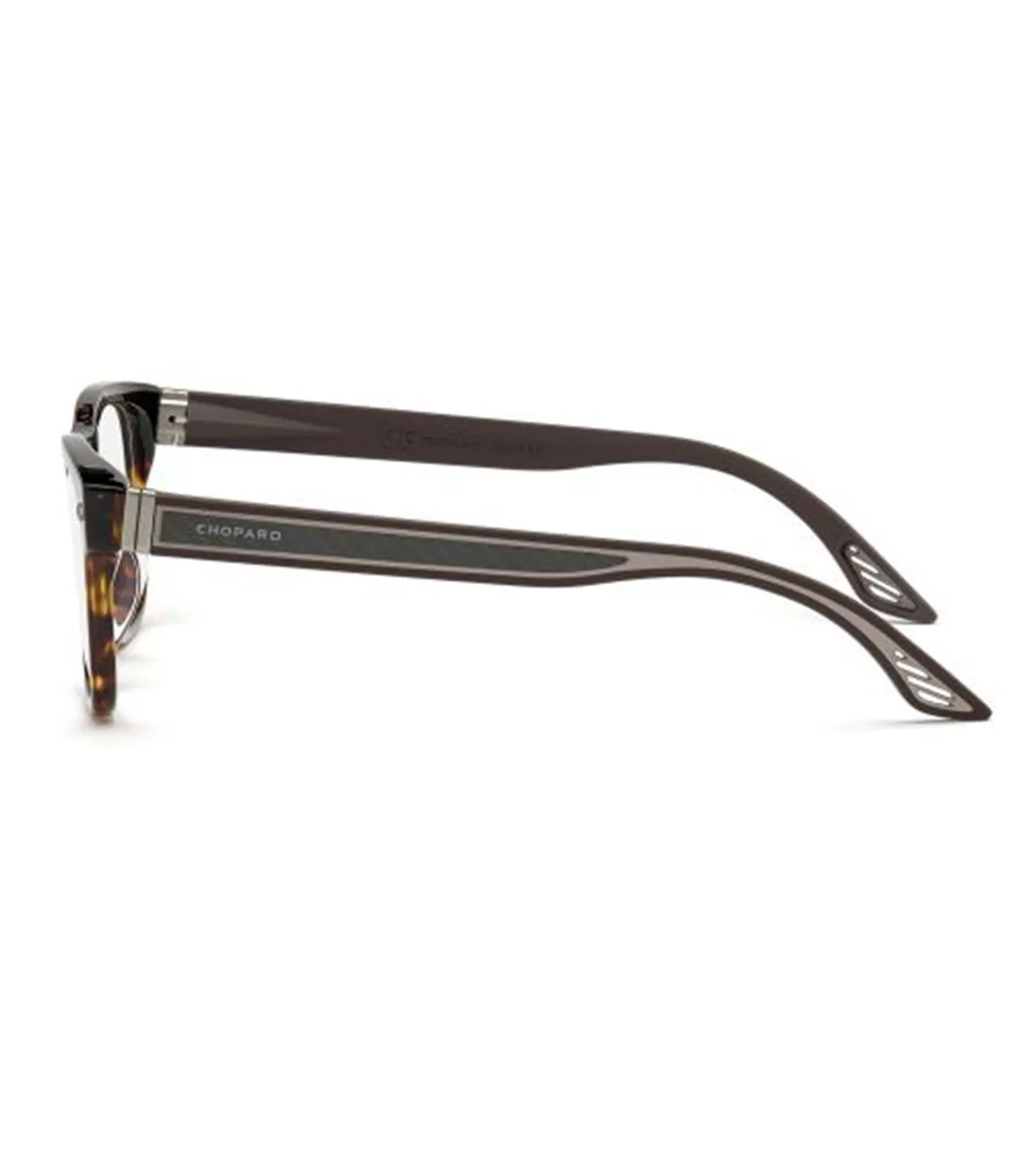 Chopard Unisex Havana Rectangular Optical Frame