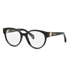 Chopard Women's Black Round Optical Frame