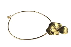 CHRISTIAN LACROIX flower chocker necklace