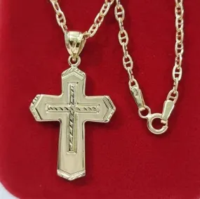 Cross Necklace 18K