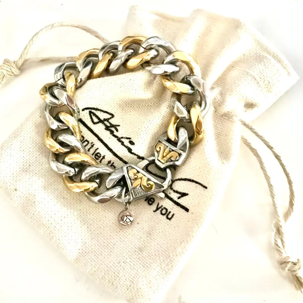 DASH LINK BRACELET - Mixed Metal