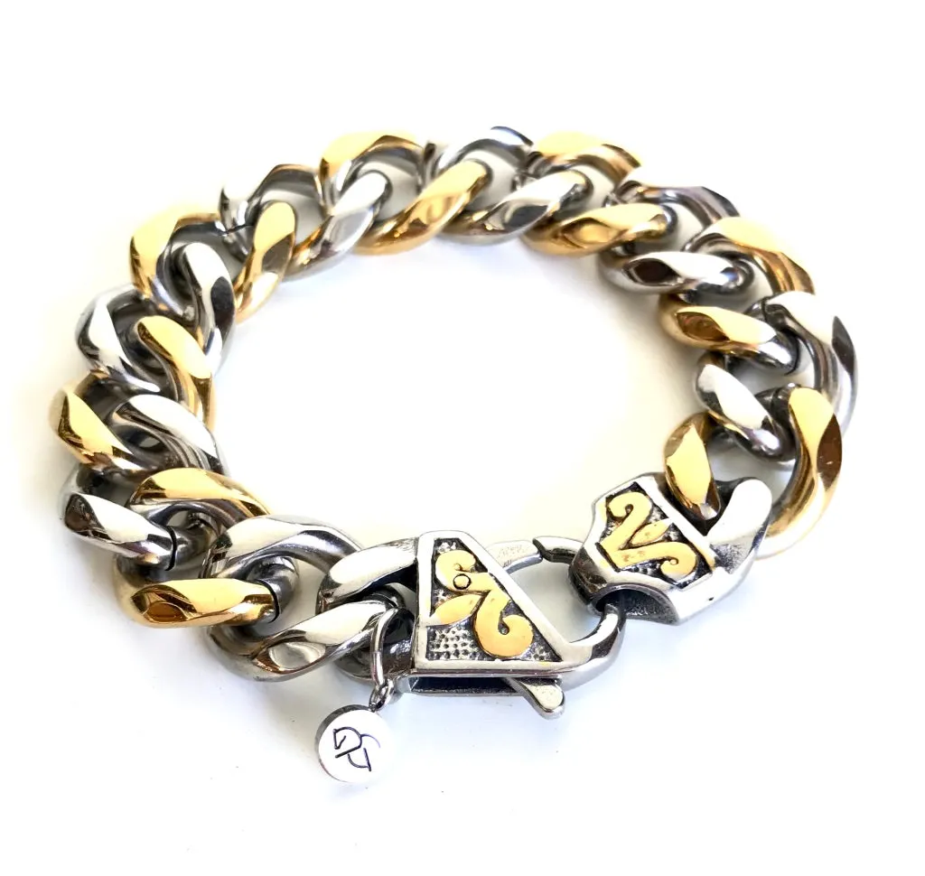 DASH LINK BRACELET - Mixed Metal