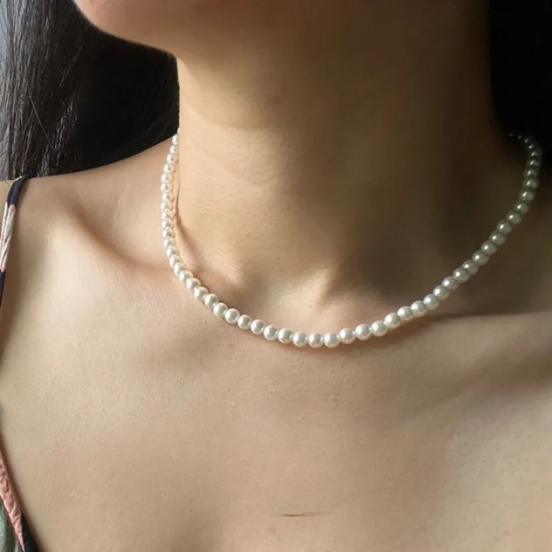 Elegant Silver Jewelry Classic Necklace