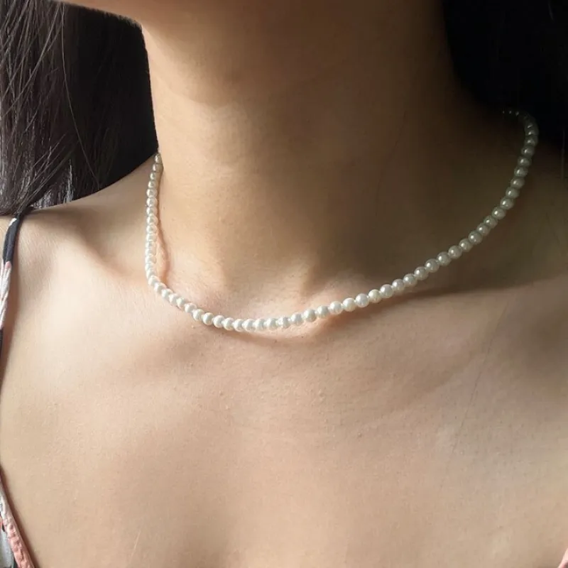 Elegant Silver Jewelry Classic Necklace