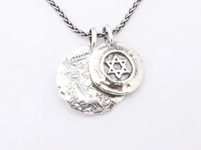 Elegant Star of David Necklace in Sterling Silver