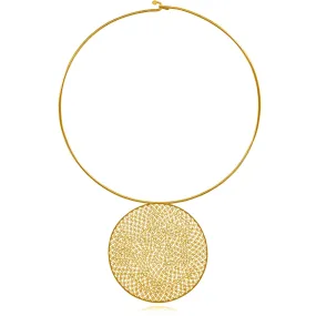 EMMA GOLD CHOKER NECKLACE FILIGREE