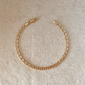 Fancy Mariner 18k Gold Filled Bracelet