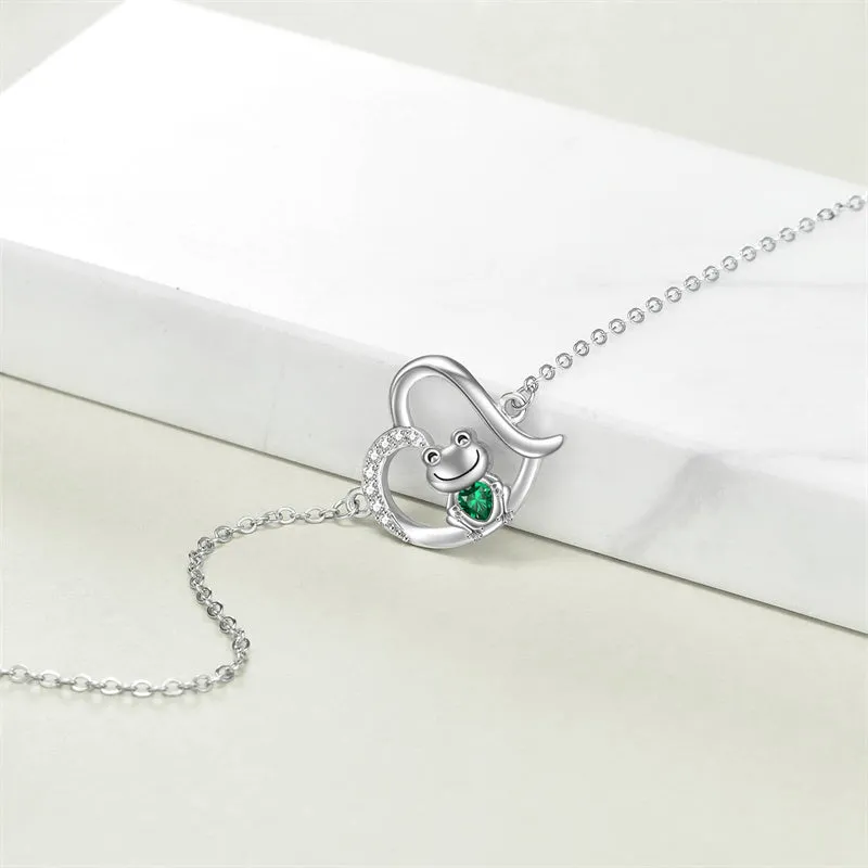 Frog  Anklet Women's Sterling Silver Animal Bracelet Jewellery Women's Gift for Mom Birthday Gift