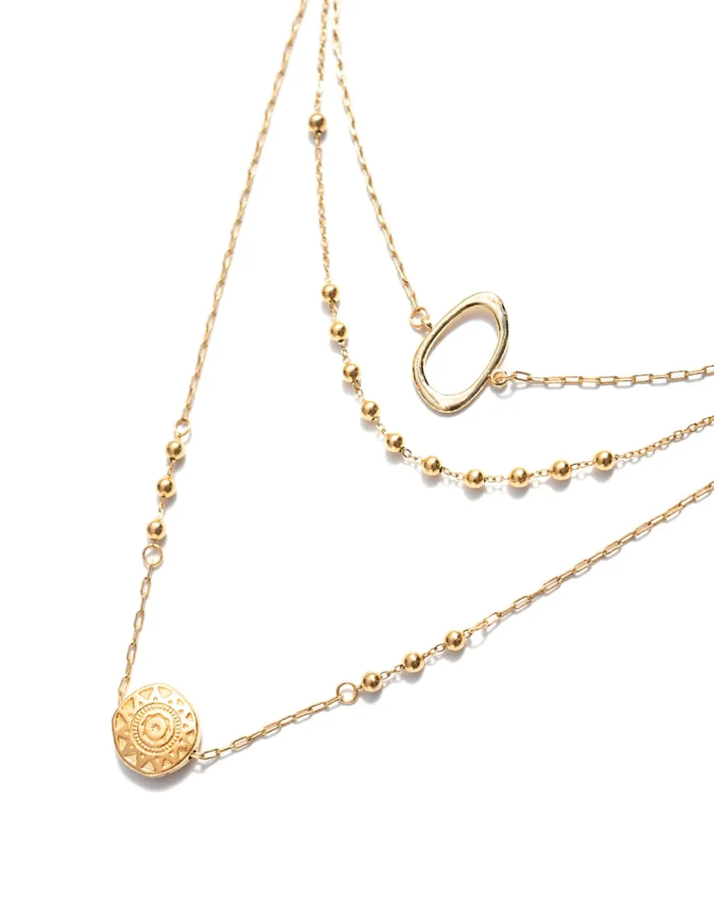 Helios Gold Necklace