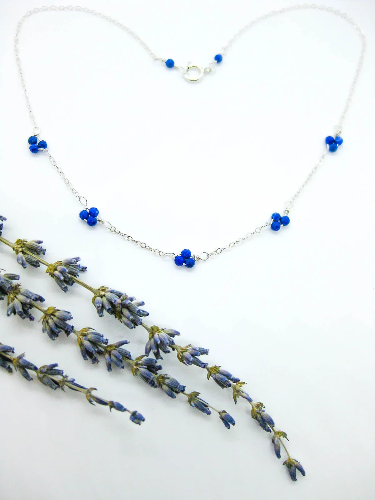 Hyacinth: Lapis Choker - n521