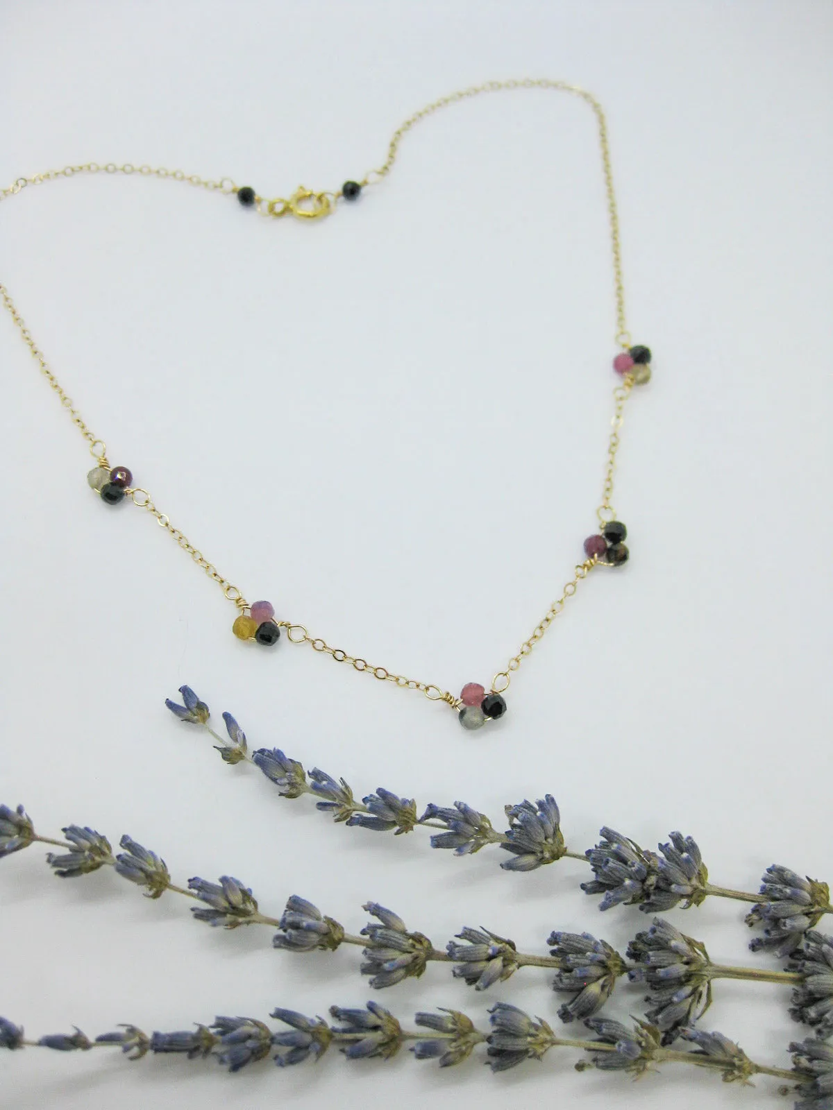 Hyacinth: Tourmaline Choker - n469