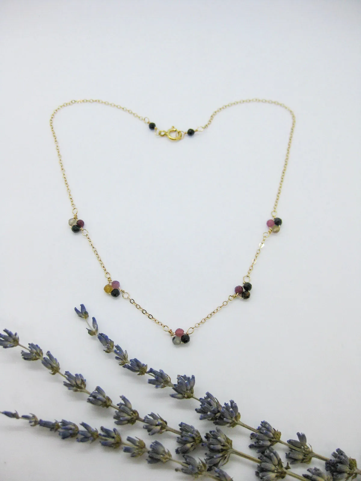 Hyacinth: Tourmaline Choker - n469