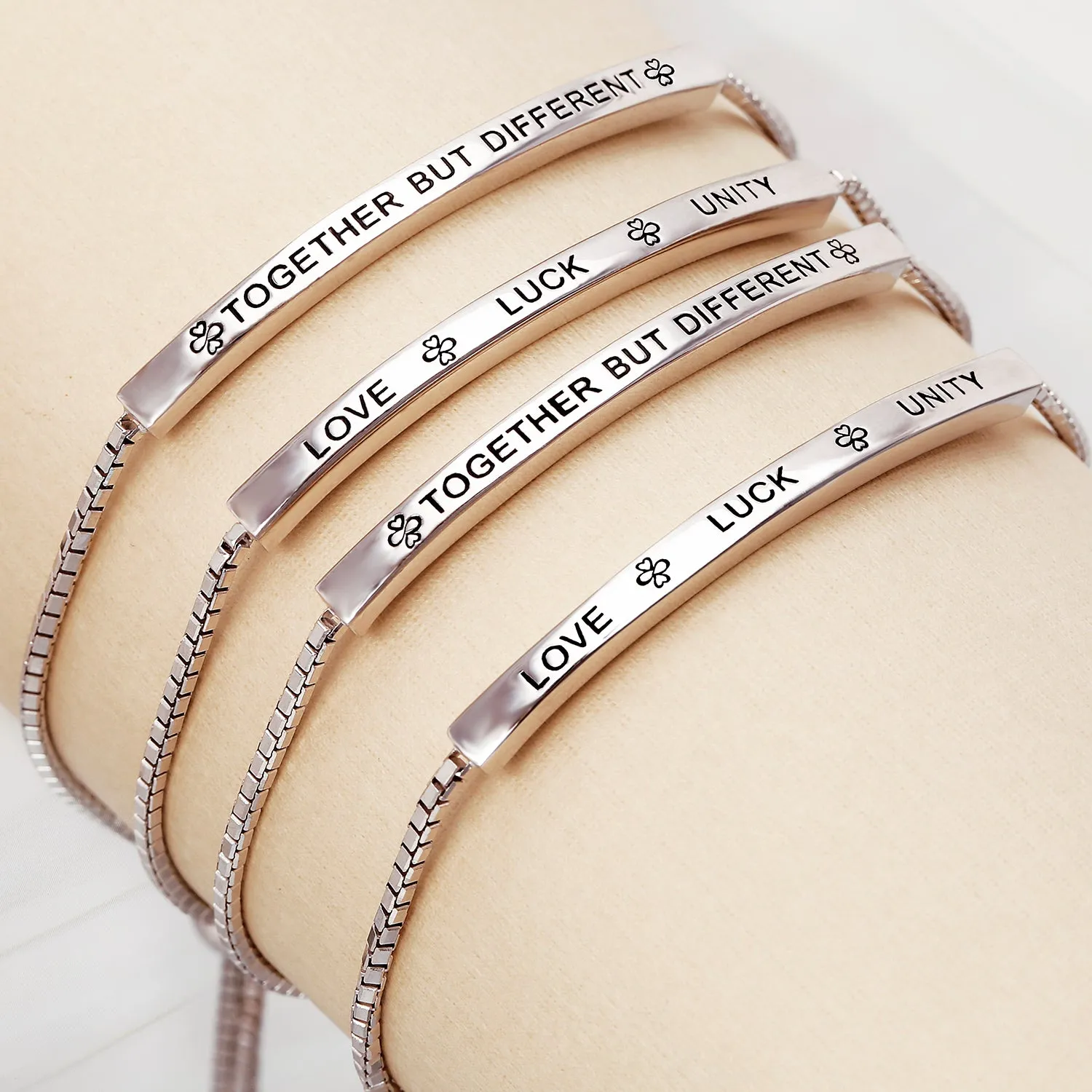 Identification ID Bracelet Name Plated Bolo Bracelet Sterling Silver