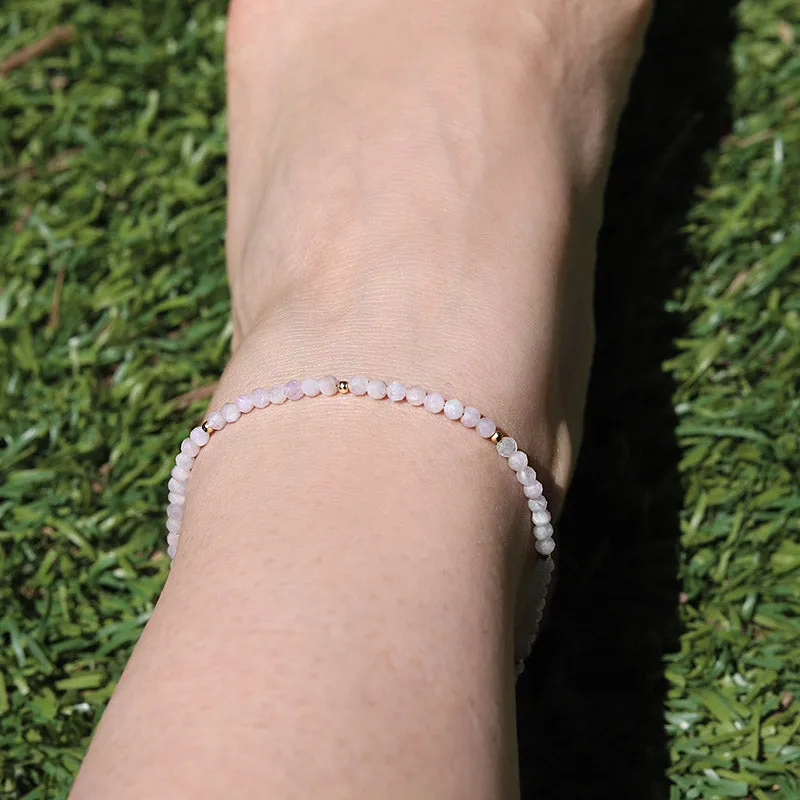 Kunzite Luxury Anklet