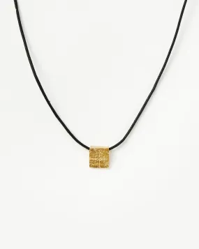 Lucy Williams Square Coin Cord Necklace