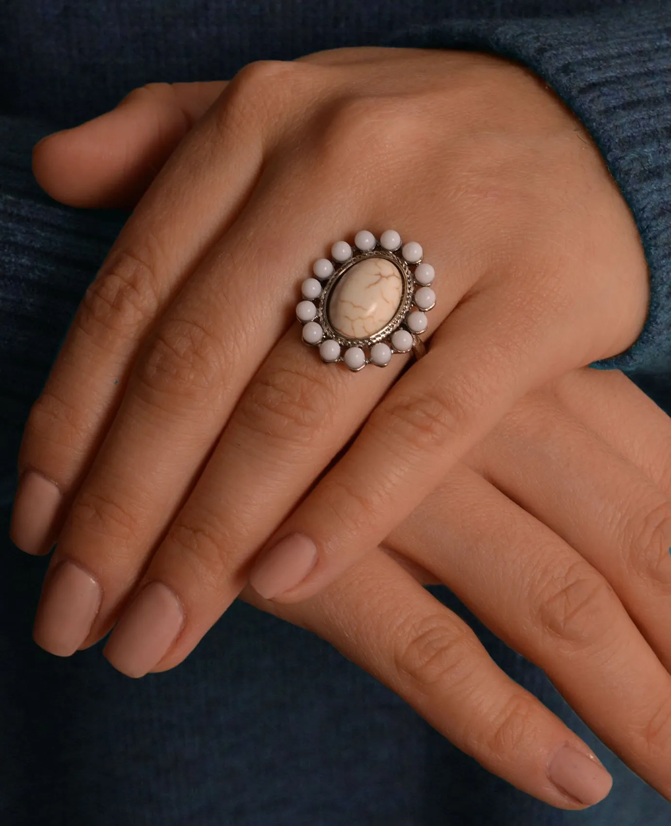 Marble Stone Ring