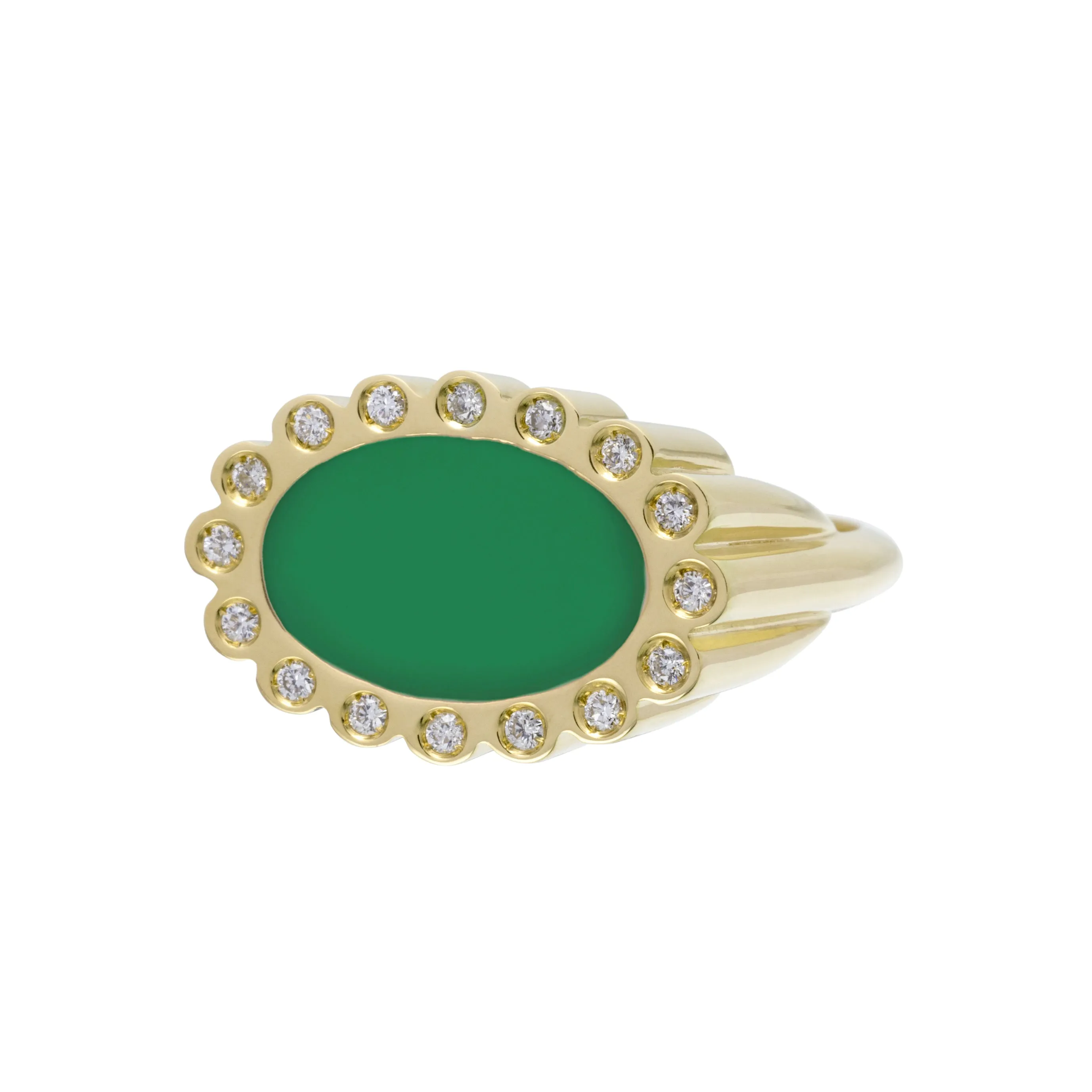 MARGARITA BRILLANTE GREEN RING